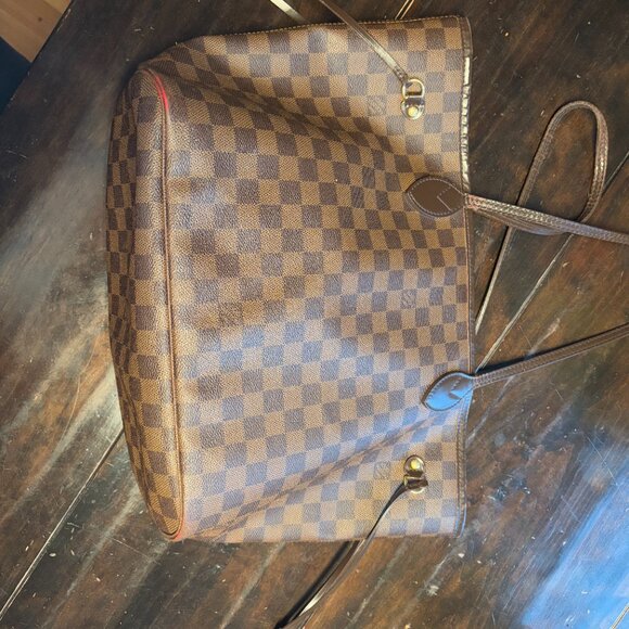 Louis Vuitton Neverfull MM Damier Ebene Tote - Picture 6 of 11